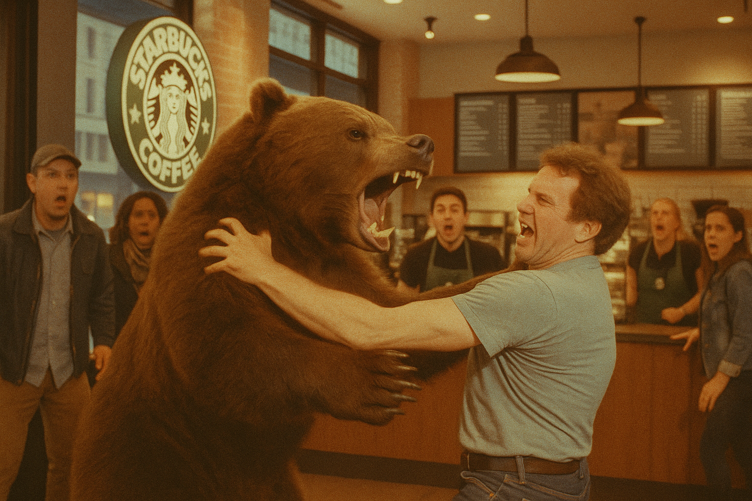 Ours et bagarres chez Starbucks : histoire d’un bad buzz qui finit bien