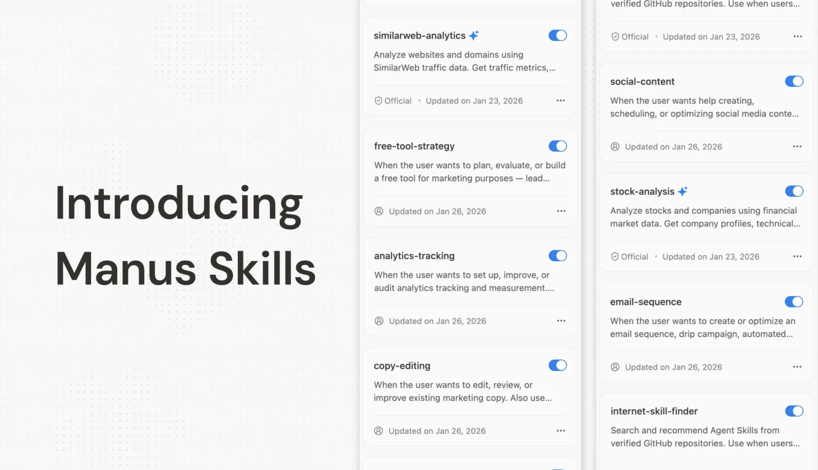 Manus AI adopte Agent Skills pour une IA plus performante