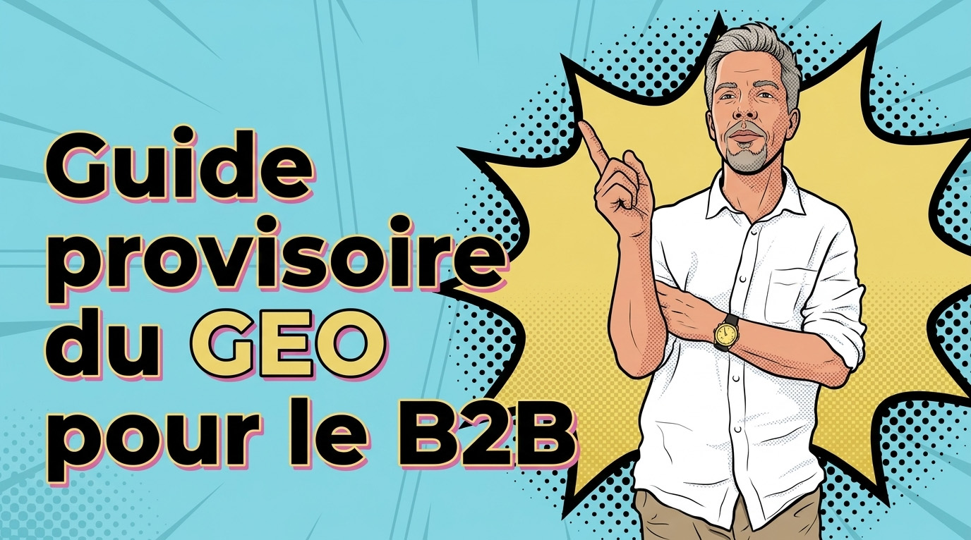 Le guide provisoire du GEO pour le B2B en 2026
